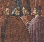 Sandro Botticelli Domenico Ghirlandaio,Stories of john the (mk36) France oil painting artist